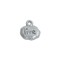 Charm for Jewelry Making - Live 9x11mm Pewter Antique Silver Plated (1-Pc)